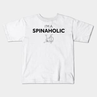 I'm a Spinaholic Spin Bike Kids T-Shirt